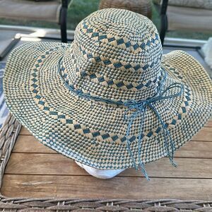 Royal Resortwear Paper Wide Brim Hat 58cm